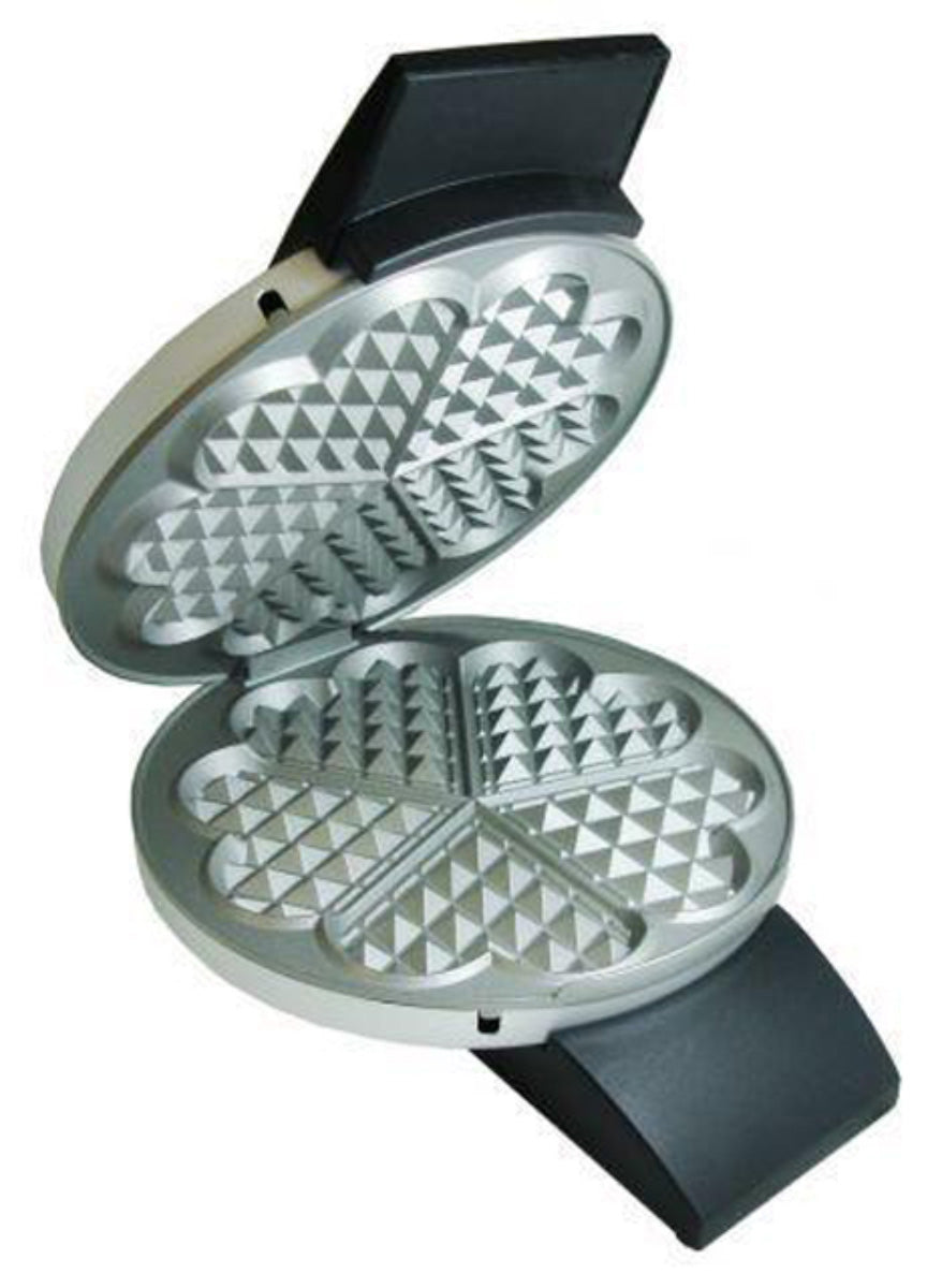 Cloer 1629 Waffeleisen Metall