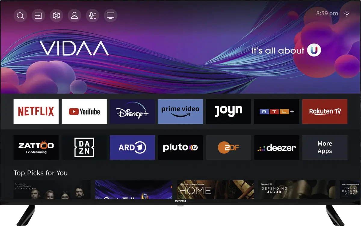 Dyon Smart 40 VX-2 LED-/ QLED-TV (40 - 43 Zoll, 101 - 107cm)