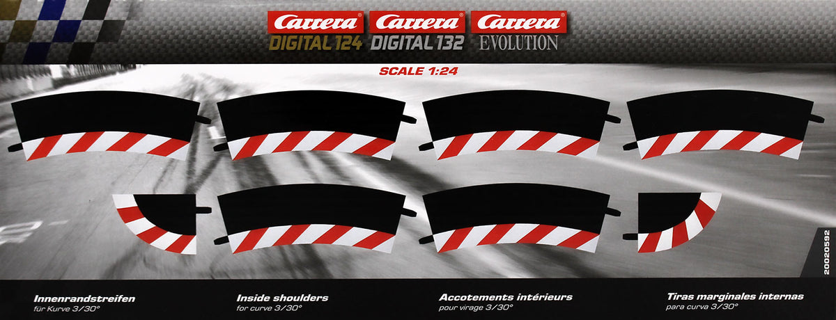 Carrera 20020592 - DIGITAL 124 /132/ EVOLUTION Innenrandstreifen Kurve 3 / 30 Grad