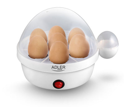 Adler AD 4459 Eierkocher für 7 Eier 450 Watt mit Signalton