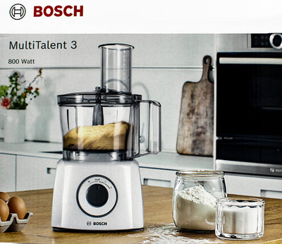 Bosch MCM3501M MultiTalent 3 Küchenmaschine schwarz/silber
