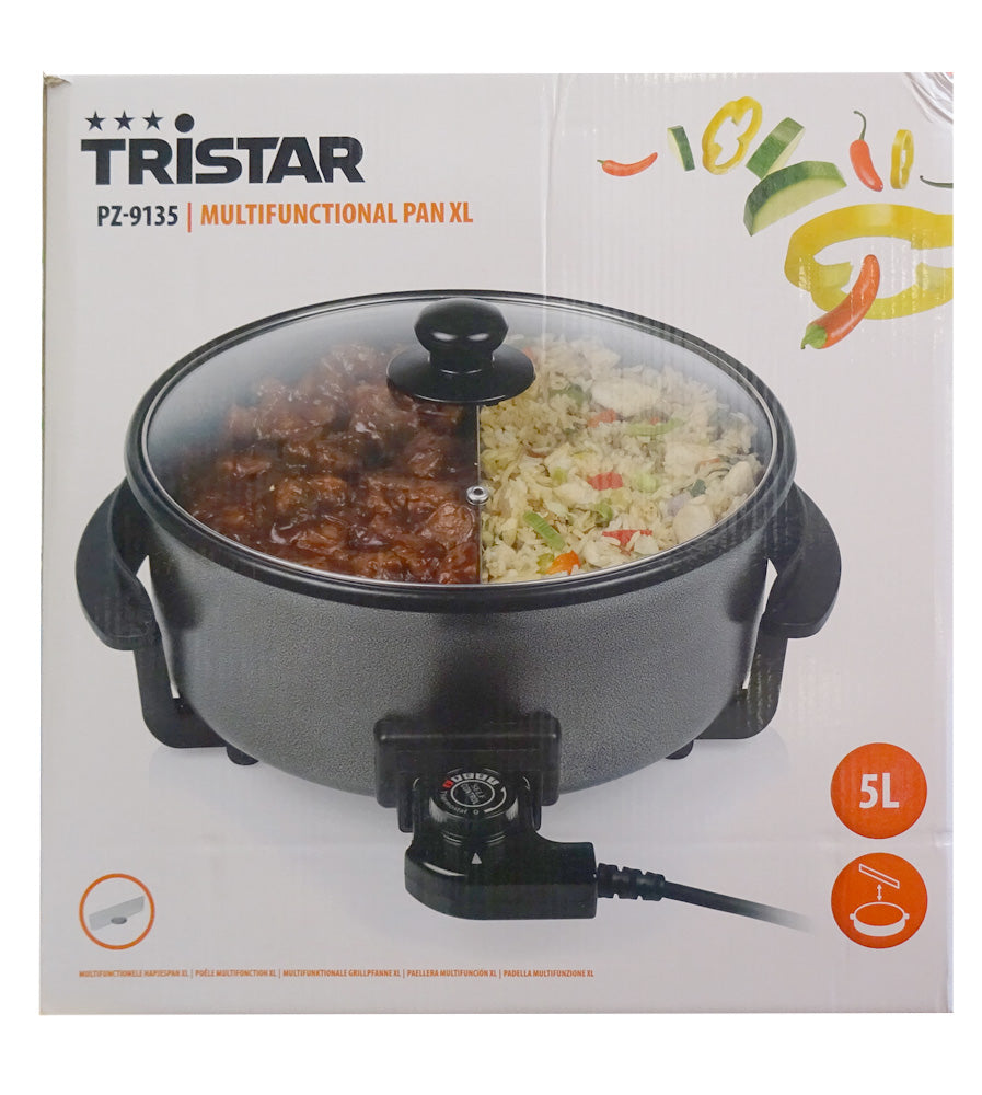 Tristar PZ-9135 Multifunktionale Grillpfanne XL mit 30cm Durchmesser