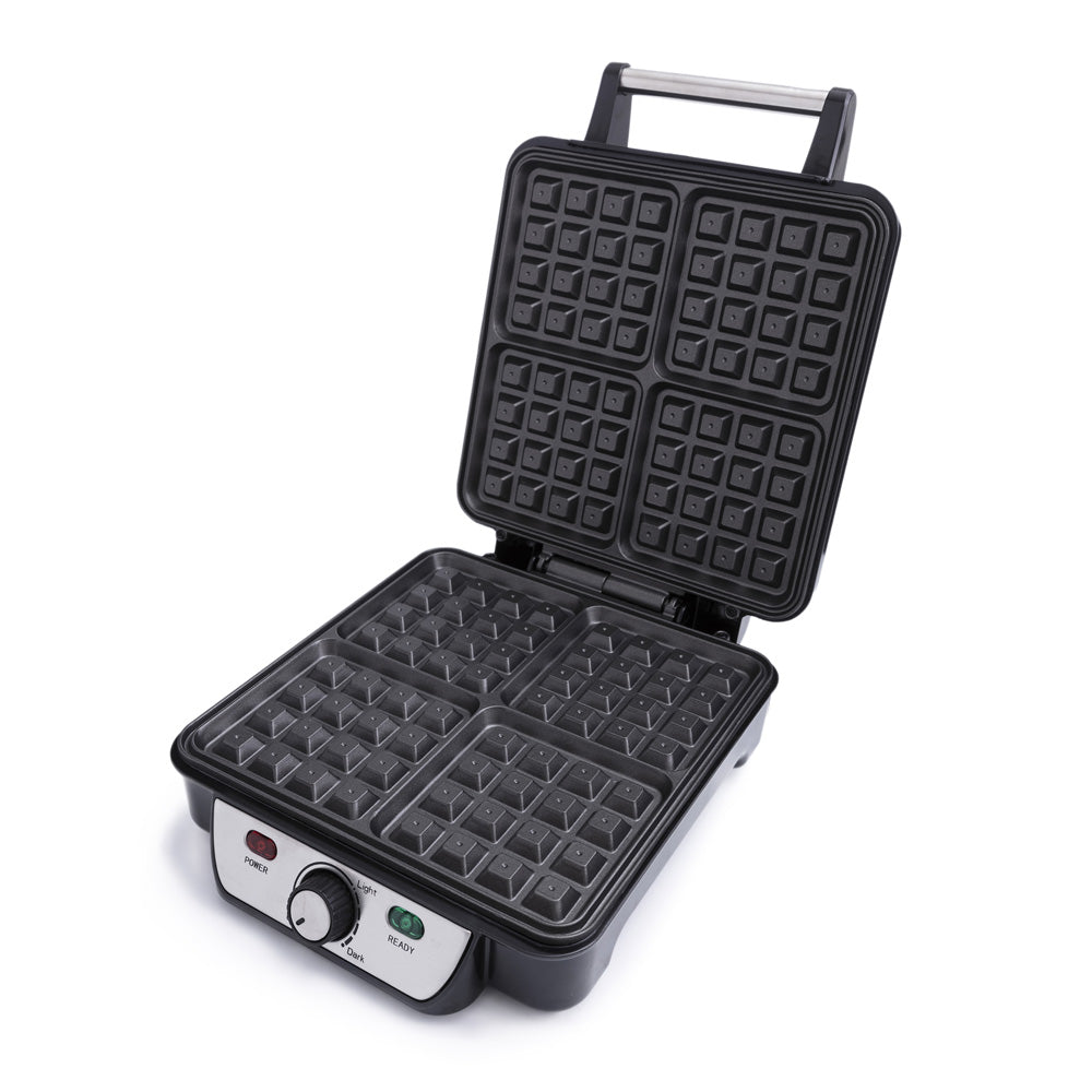 Camry CR 3025 Waffeleisen Waffelautomat XXL für 4 Waffeln 1150 Watt