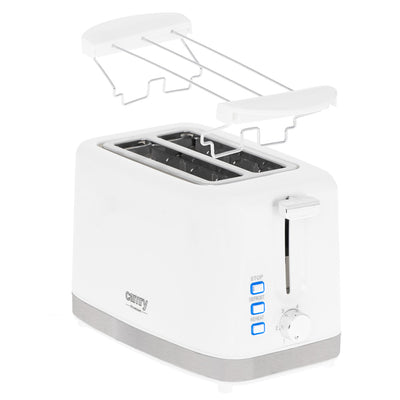 Camry CR 3219 Toaster mit Brötschenaufsatz weiß