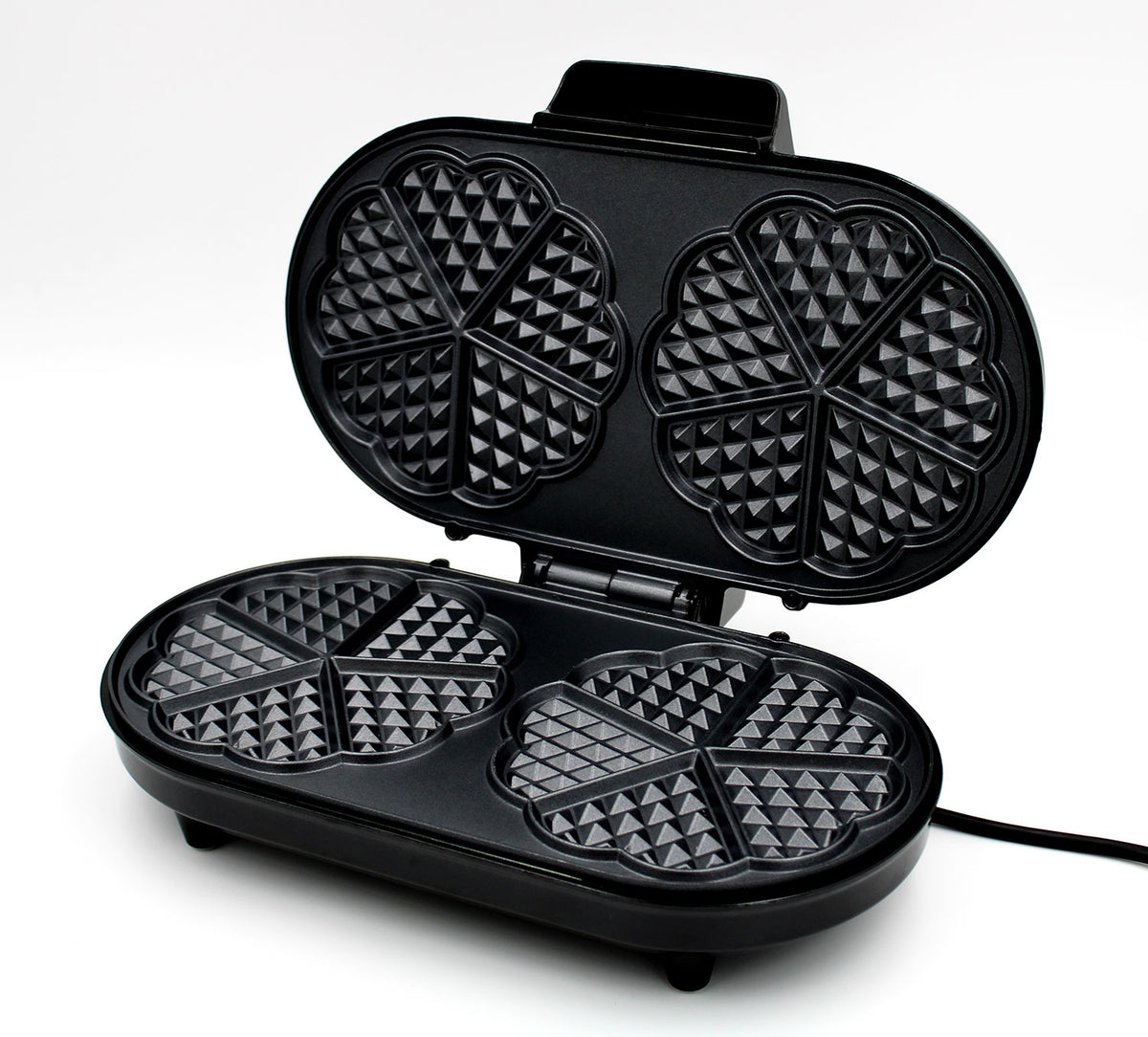 Tristar WF-2120 Waffeleisen, zehn herzförmige Waffeln gleichzeitig