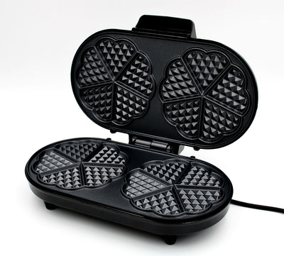 Tristar WF-2120 Waffeleisen, zehn herzförmige Waffeln gleichzeitig