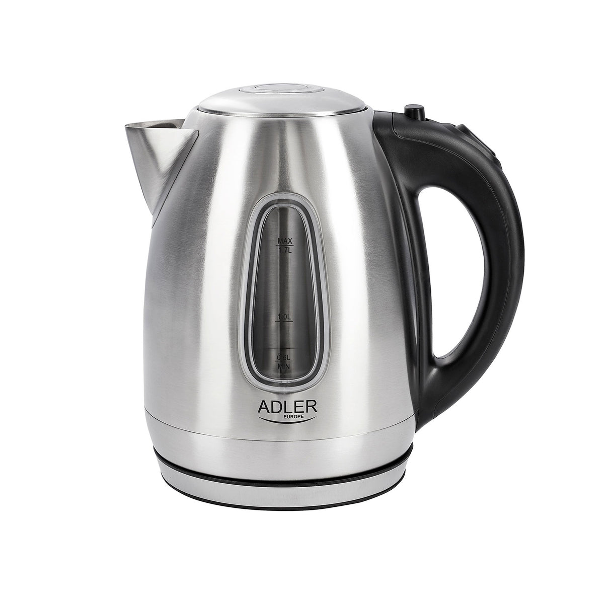 Adler AD 1223 Wasserkocher Edelstahl 1,7 L 2200 W LED-Anzeige