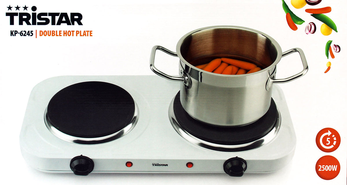 Tristar KP-6245 Doppel-Kochplatte