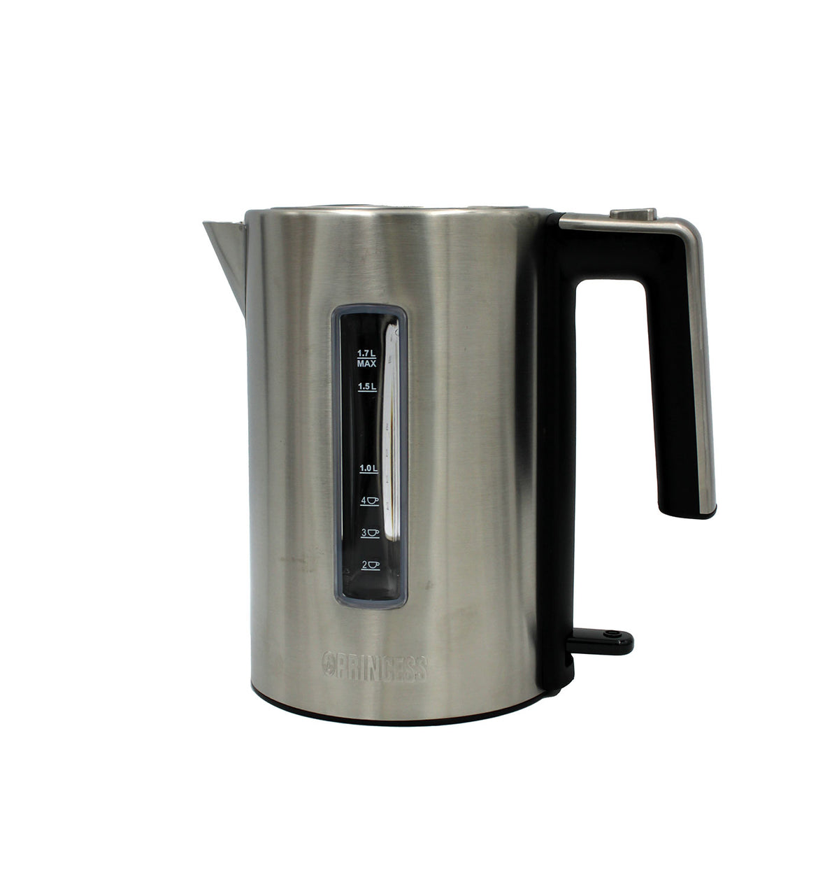 Princess 236046 Wasserkocher 1,7L Edelstahl/Schwarz