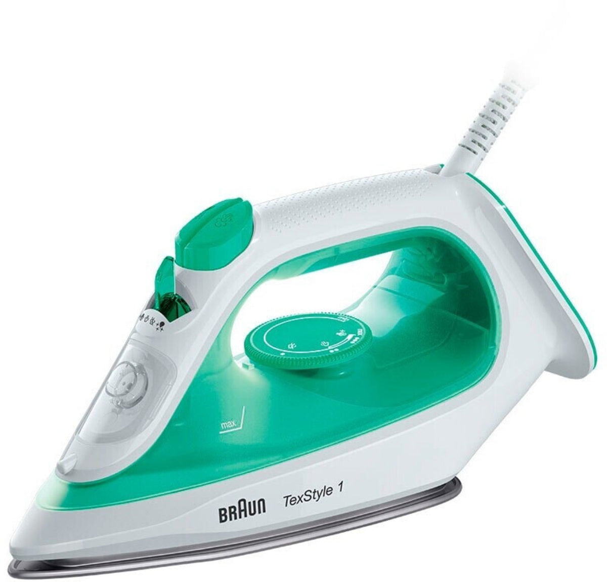 Braun SI1040 TexStyle 1 Dampfbügeleisen grün/weiß