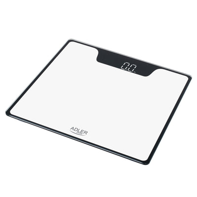 Adler AD 8174w Personenwaage Körperwaage bis 180 kg LED Display digital weiß