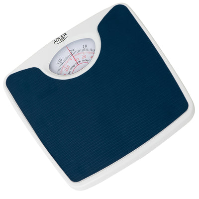 Adler AD 8151b Mechanische Personenwaage bis 130 kg blau