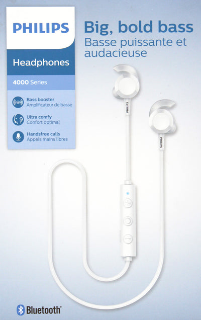 Philips TAE4205WT/00 Kabellose In-Ear-Kopfhörer weiß