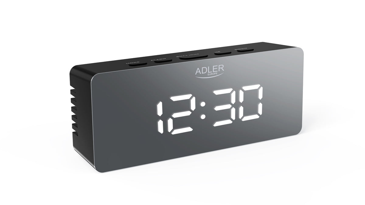 Adler AD 1189b Wecker, 3 Modi, LED-Display, Temperaturanzeige