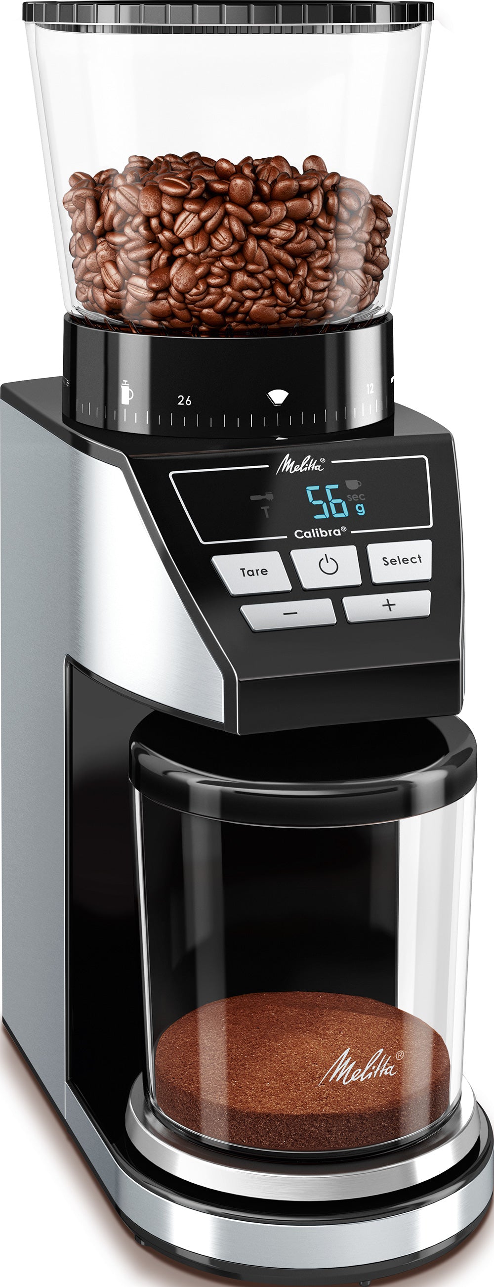 Melitta 1027-01 Calibra Kaffeemühle edelstahl/schwarz