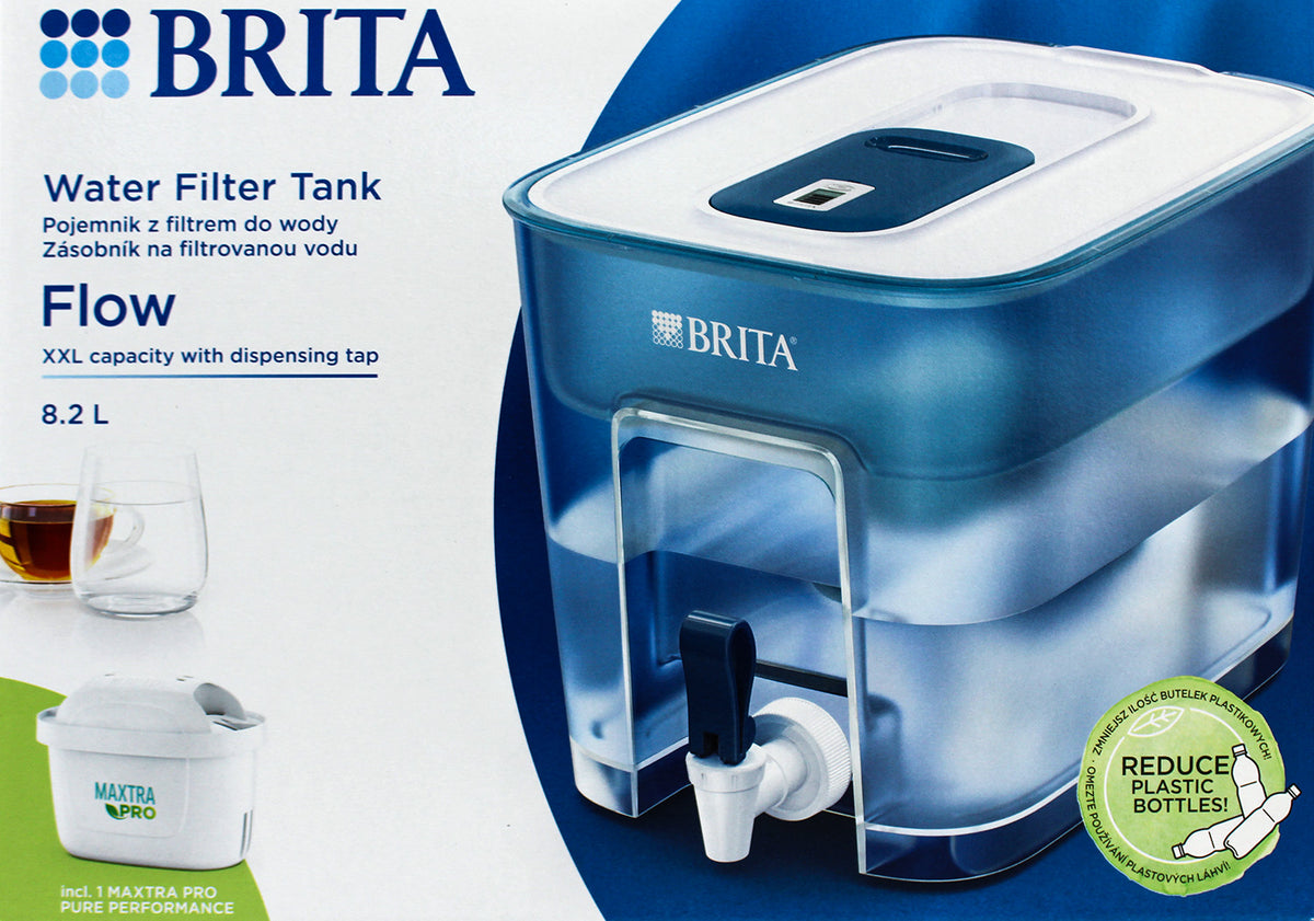 Brita Wasserfilter Flow XXL blau 8,2 Liter inkl. 1 Maxtra Pro Filterkartusche
