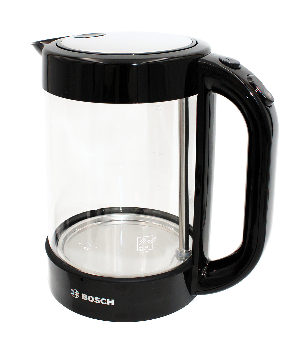 Bosch TWK70B03 Wasserkocher Glas 1,7 l Schwarz