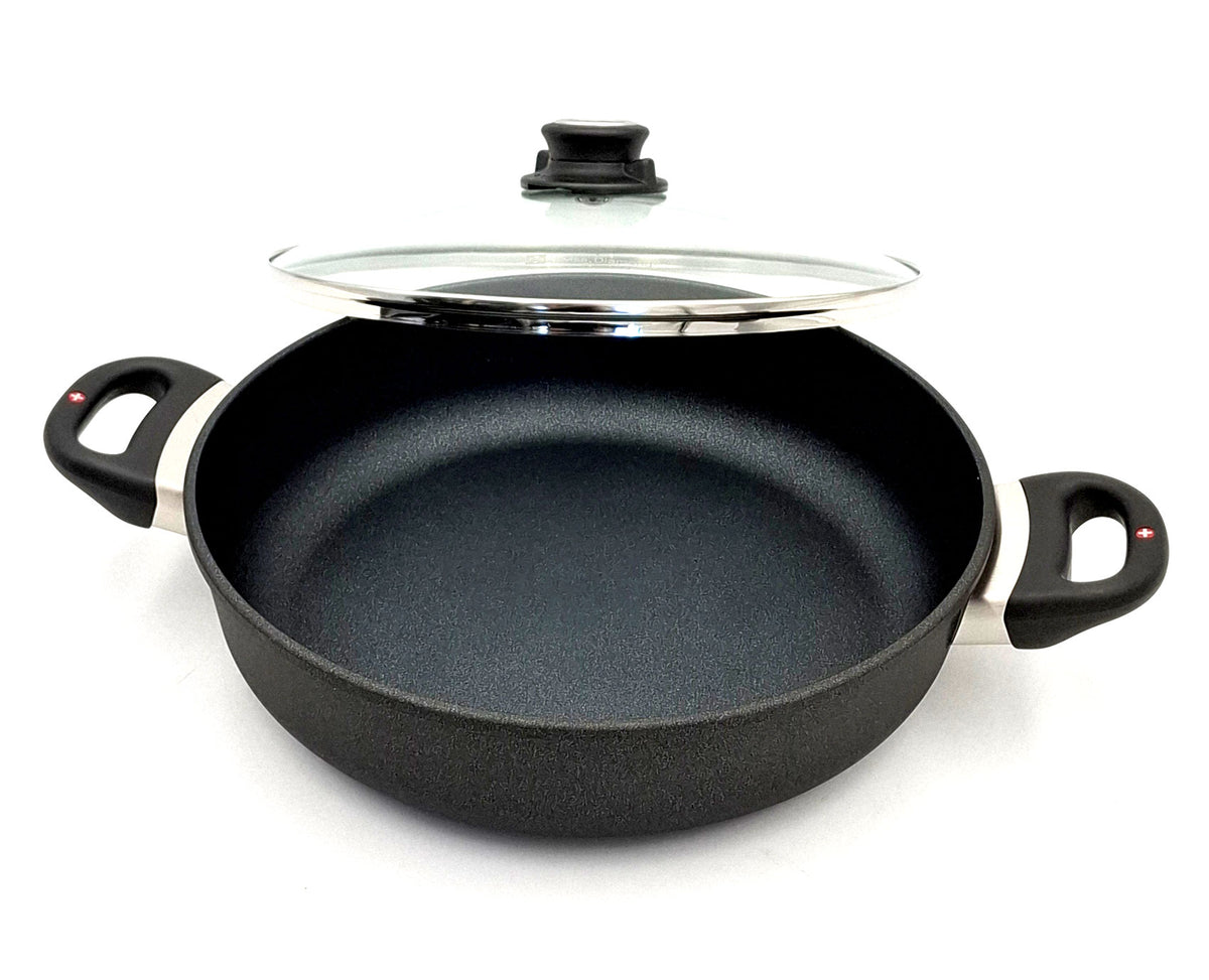 Swiss Diamond XD6628IC Antihaft-Schmorpfanne mit Glasdeckel 28cm 3,5L