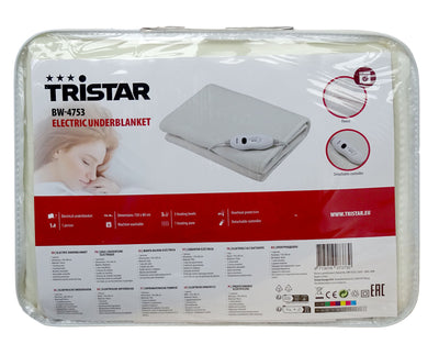 Tristar BW-4753 Elektrische Unterdecke, Vlies Heizdecke 150x80 cm
