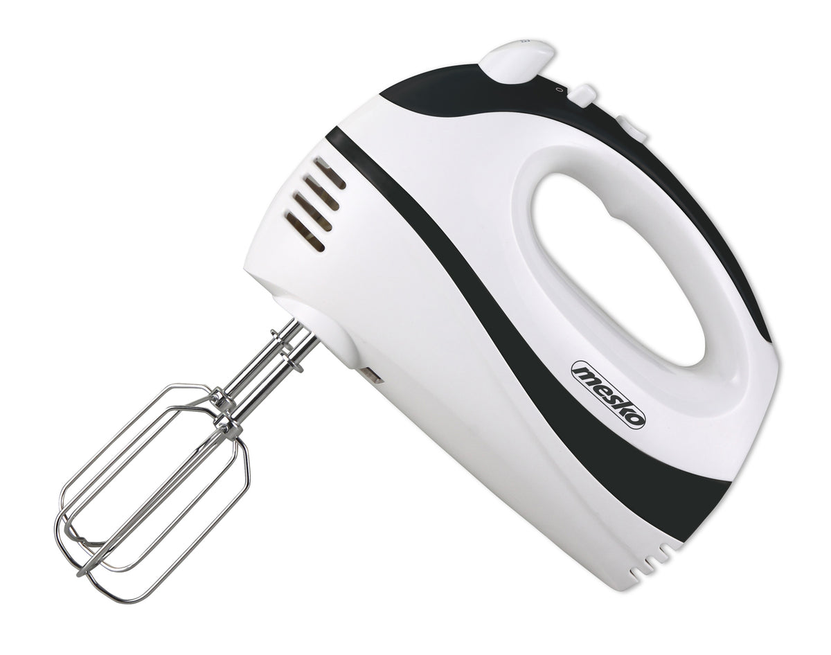 Mesko MS 4227b Handmixer 550 Watt Rührbesen Knethaken weiß/schwarz