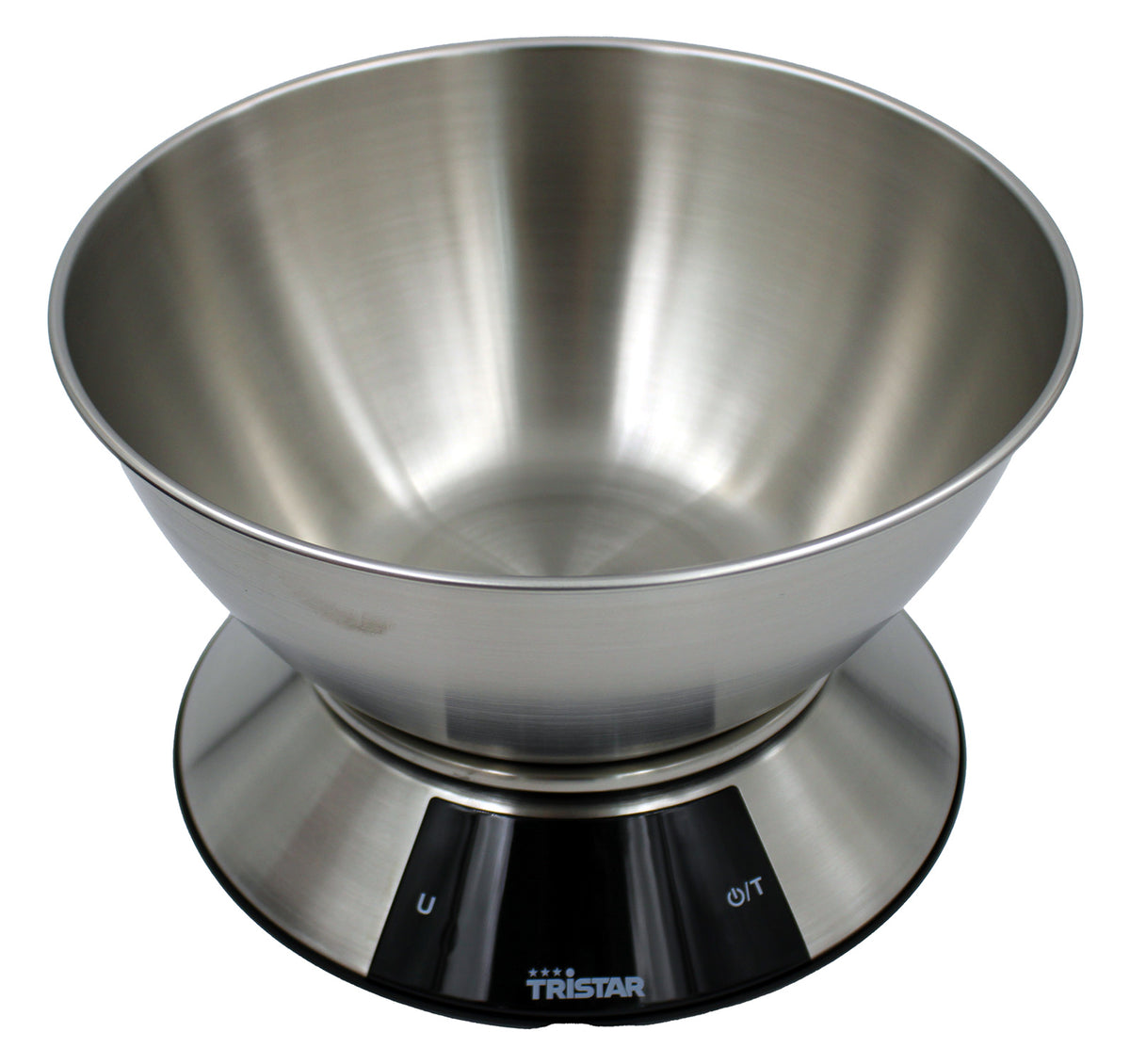 Tristar KW-2453 Küchenwaage bis 5kg mit 2-Liter-Messbecher Edelstahl