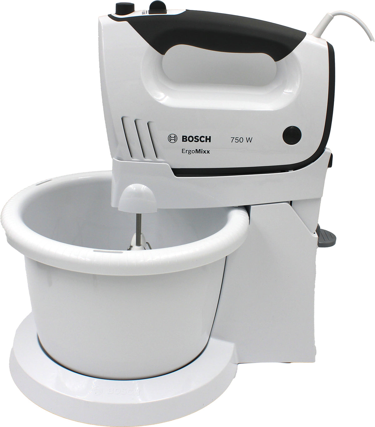 Bosch MFQ37490 ErgoMixx Handmixer-Set 750W weiß/grau