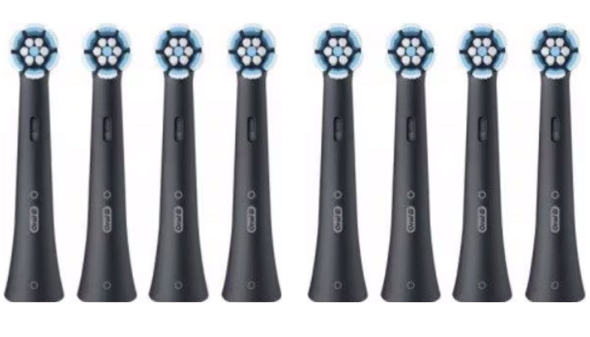 Braun Oral-B IO Gentle Care Schwarz Ersatzbürsten 8er Pack