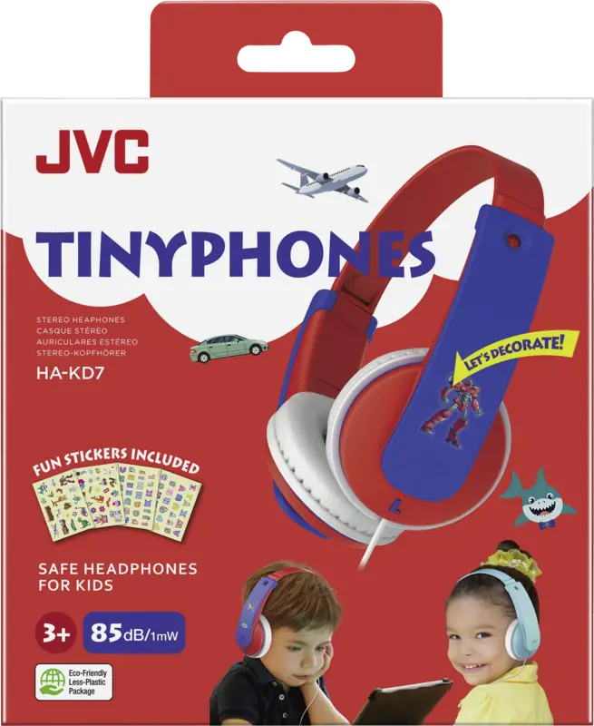JVC HA-KD7RNE Kopfhörer Rot