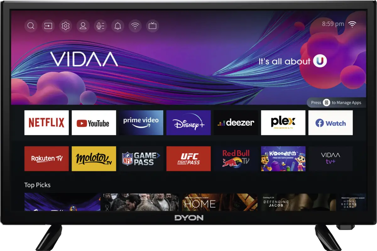 Dyon Smart 24 VX LED-TV (15 - 25 Zoll, 38 - 64cm)