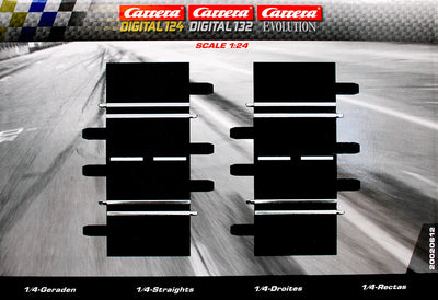 Carrera 20020612 - EXCLUSIVE/EVOLUTION 1/4 Gerade 2 Stück