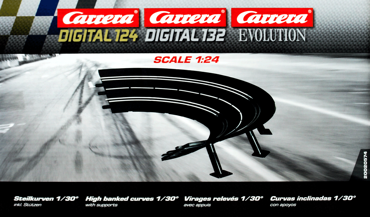 Carrera 20020574 - DIGITAL 124/132/EVOLUTION Steilkurve 1, 30 Grad