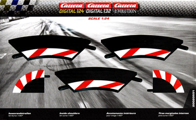 Carrera 20020551 - DIGITAL 124/132/EVOLUTION Innenrandstreifen für Kurve 1 / 60 Grad
