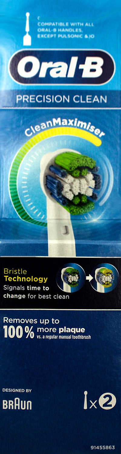 Braun Oral-B EB 20-2 Precision Clean Aufsteckbürsten, 2er Pack
