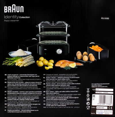 Braun FS 5100 IdentityCollection Dampfgarer schwarz