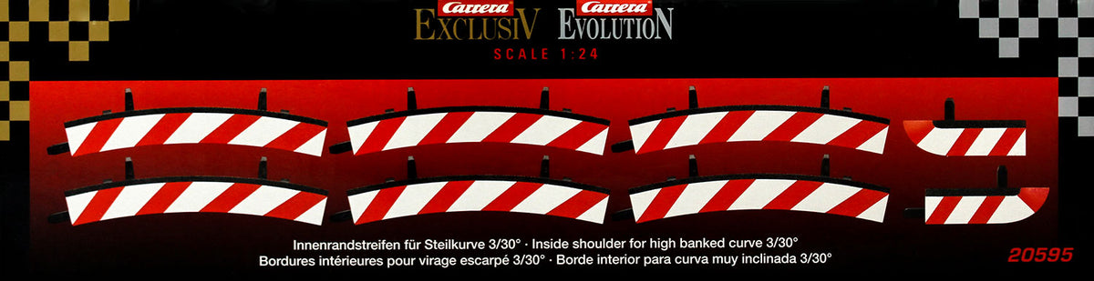 Carrera 20020595 - DIGITAL 124 /132/ EVOLUTION Innenrandstreifen Steilkurve 3 / 30 Grad