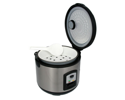 Adler AD 6406 Reiskocher (Dampfgarer) 1,5 L Edelstahl / schwarz