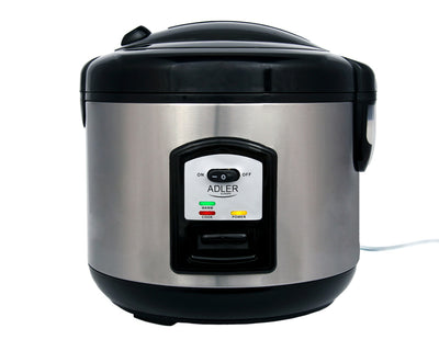 Adler AD 6406 Reiskocher (Dampfgarer) 1,5 L Edelstahl / schwarz