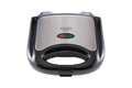 Adler AD 3015 Sandwichmaker schwarz / silber 750 Watt mit Backampel