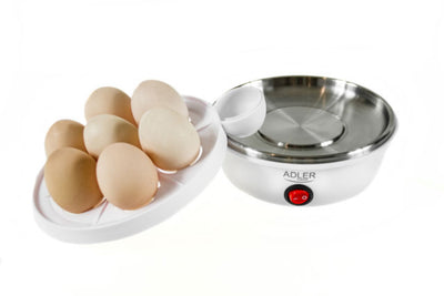 Adler AD 4459 Eierkocher für 7 Eier 450 Watt mit Signalton