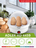 Adler AD 4459 Eierkocher für 7 Eier 450 Watt mit Signalton