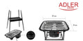 Adler AD 6602 Elektrogrill Stand- und Tischgrill 2in1