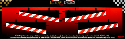 Carrera 20020600 - DIGITAL 124 /132/ EVOLUTION Verbindungsstück (4) für Innenrandstreifen und Steilkurve
