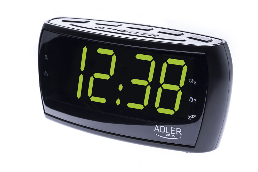 Adler AD 1121 Radiowecker mit Helligkeitseinstellung und extra großem LED Display