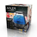 Adler AD 1224 Glas-Wasserkocher 1,5 L schwarz/transparent