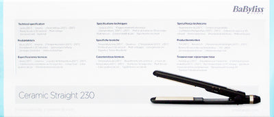BaByliss ST089E Ceramic Straight 230 Haarglätter