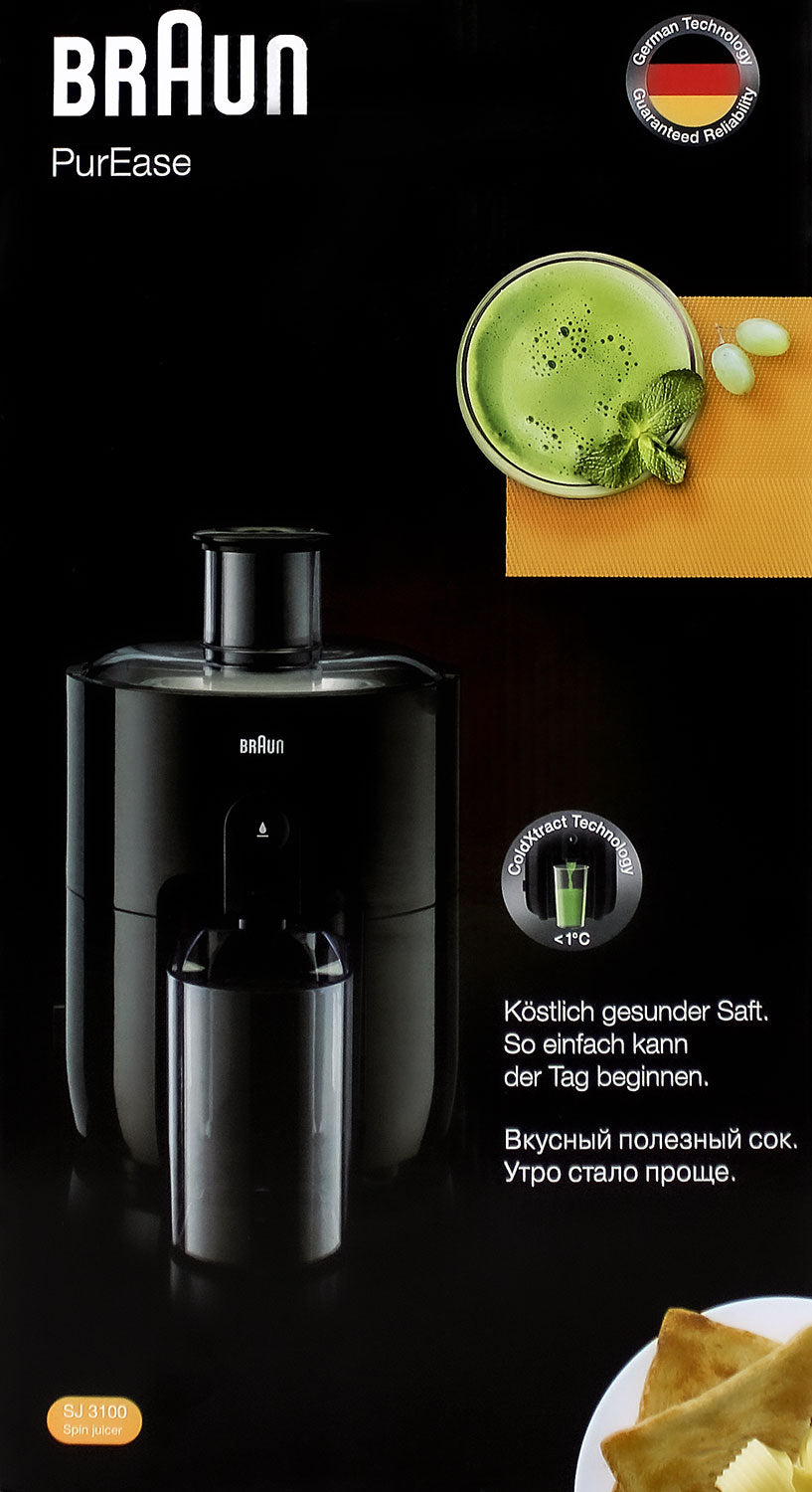 Braun SJ3100 BK PurEase Entsafter schwarz
