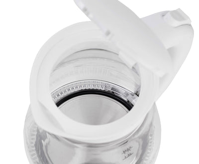 Adler AD 1274 Wasserkocher Glas 1,7L weiß