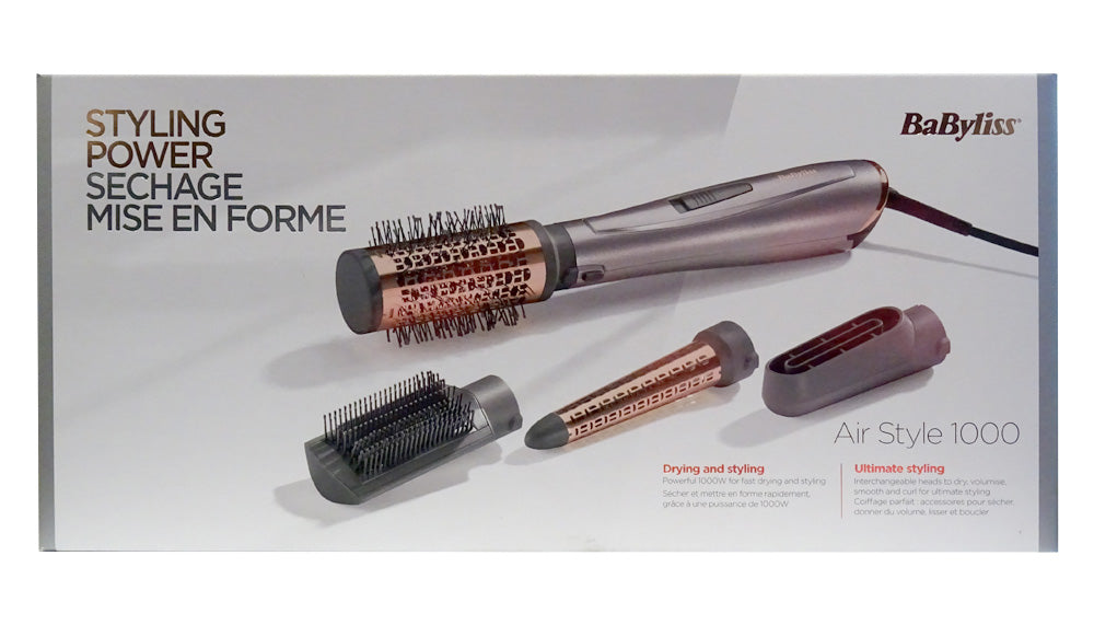 BaByliss AS136E Air Style 1000 Warmluftbürste 50mm Bürstenaufsatz