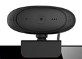 Full HD Webcam PC-02, 1920 x 1080p mit Mikrofon für Computer, Videochat und Aufnahme, USB Plug & Play, 360° Rotation, Windows, Mac OS, Linux
