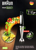 Braun MQ 7075X MultiQuick7 Stabmixer-Set 5in1 schwarz 1000 Watt